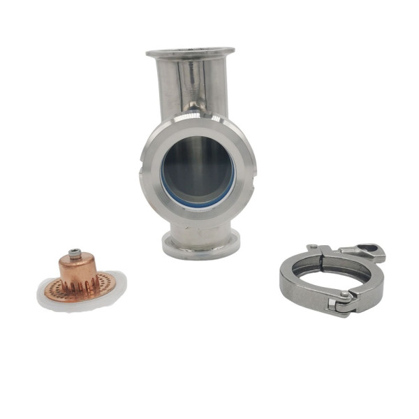 2 Inch Stainless Steel Tee Piece with Bubble plate Set