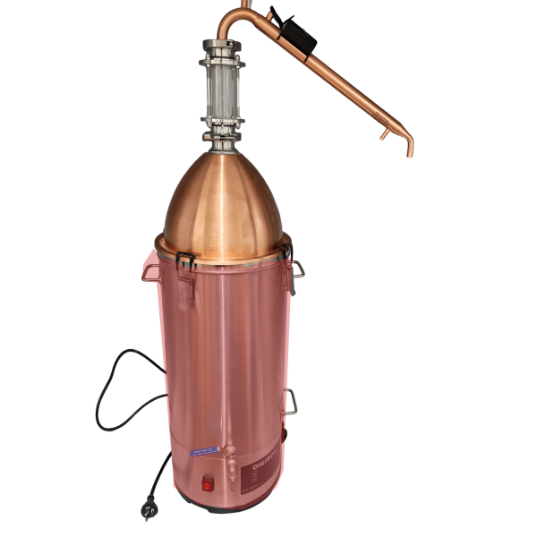 New Still Spirits Create+ Alembic Pot Still Copper Condensor Kit with Sight glass/Gin Basket