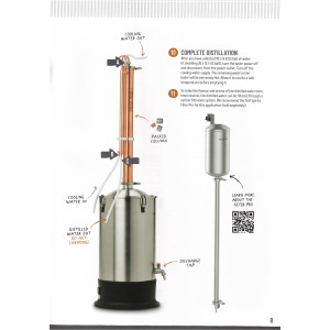 New Deluxe Still Spirits Create+T500 Pro Copper Condensor Distilery Kit -25L Turbo Boiler