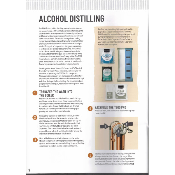New Deluxe Still Spirits Create+T500 Pro Copper Condensor Distilery Kit -25L Turbo Boiler