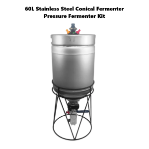 60L Stainless Steel Conical Fermenter/Kegmenter Pressure Fermenter Kit
