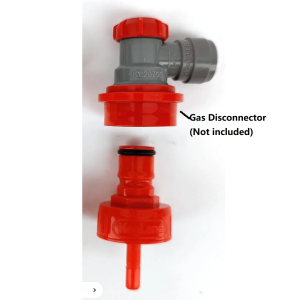 RED Multi Gas Post Plastic Carbonation Cap