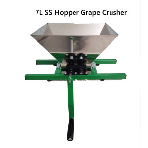 7L Stainless Steel Hopper Grape Crusher