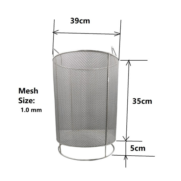Stainless steel Mash Bucket  for 35L Digiboil- Brew with the Digi Boiler(no boiler)