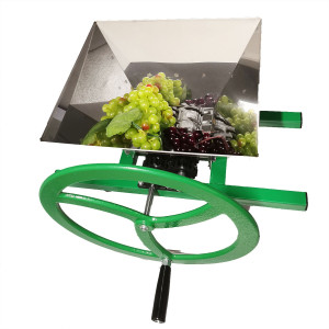 7L Stainless Steel/Alloy Fruit Crusher with Wheel Handle