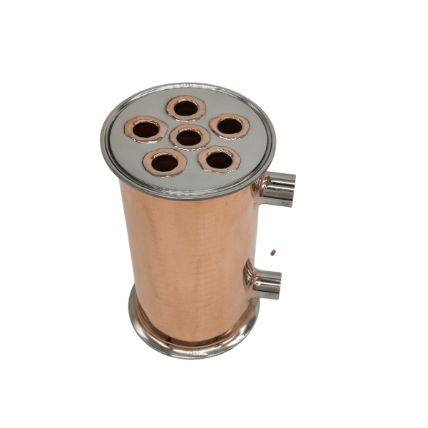 4" x 200mm Copper Condensor/Dephlegmator