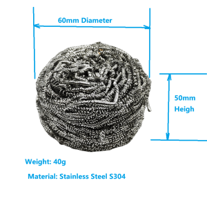 Stainless Steel Packing Scrubber Scourer Mesh, Catalytic Converter 40g