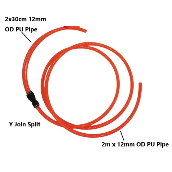 12mm OD(8mm ID) Cooling Water Hose Kit